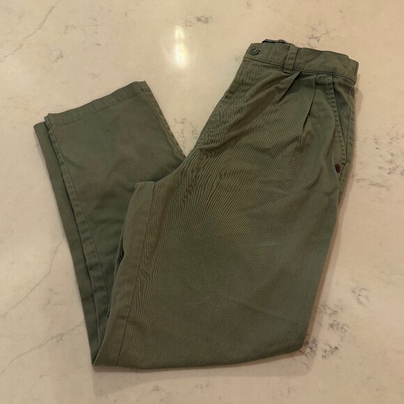 Volcom Straight Leg Green Pants Size 28 - Picture 5 of 8